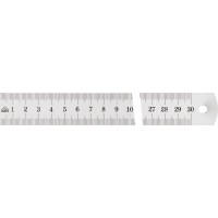 Massstab - rostfrei matt, Teilung 1/1 mm, DIN 866 B