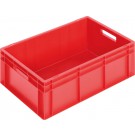 Kunststoffbehälter - Aussen 600 x 400 mm / Innen 553 x 353 mm rot