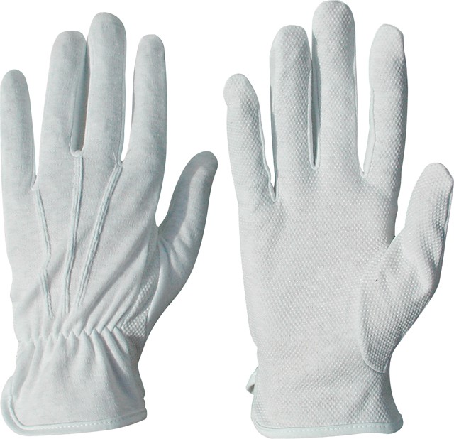 Handschuh - Baumwolle mit PVC-Noppen