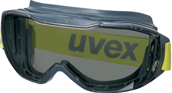 Vollsichtbrille, UVEX - uvex megasonic, PC grau