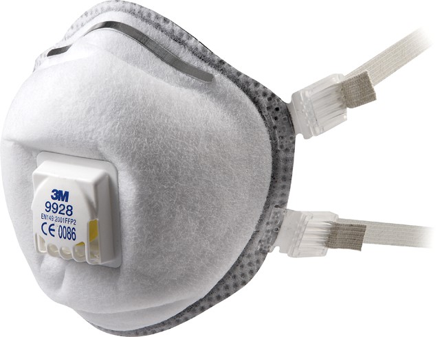 Atemschutzmasken, 3M - Serie 9928, gegen Schweissrauch