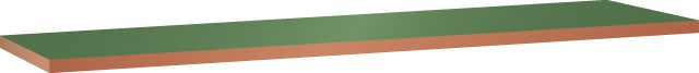 Urphenplatte, LISTA mit Hartholzkanten 3-seitig
