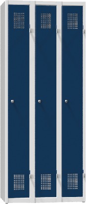 Garderobenschrank - 3 Abteile, mit Flügeltüren