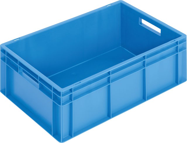 Kunststoffbehälter - Aussen 600 x 400 mm / Innen 553 x 353 mm blau