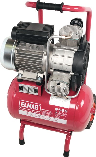Druckluftkompressor, ELMAG - BOY 330/10/20 W, ölfrei 