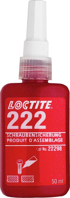 Schraubensicherung, LOCTITE - Typ 222, schwach
