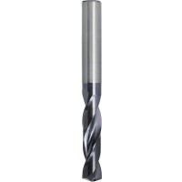 Foret cylindrique métal dur TiAIN, STAHLUX - 3xD
