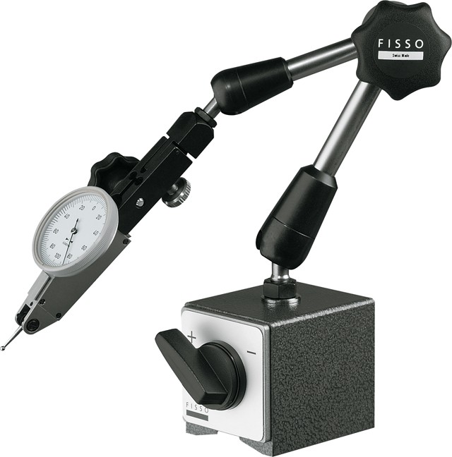 Support de mesure magnétique, FISSO - Type Classic 2200-20 - Comparateurs,  pieds magnétiques, accessoires - Outils de mesure et de contrôle