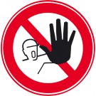 Panneau d'indication - "Entrée interdit personnes non autorisées", Type 98 560