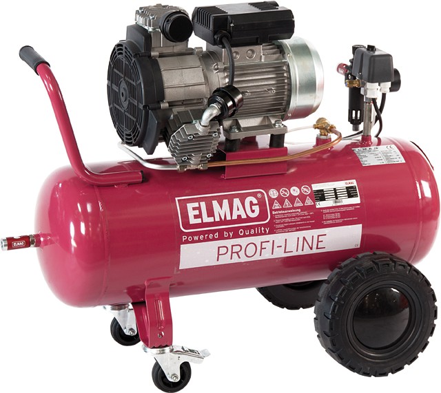 Compressor mobile, ELMAG - PROFI LINE PL 330/10/50W, sans huile