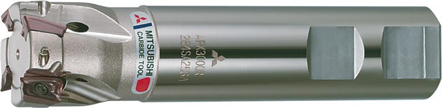 Fraise à plaquettes, MITSUBISHI - APX 3000 avec queue cylindrique weldon