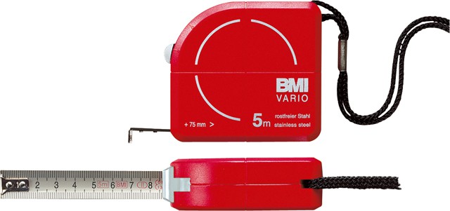 Mètre à rouleau, BMI - Type Vario Inox