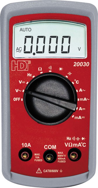 Multimètre numérique - Type HDT 65 Autorange