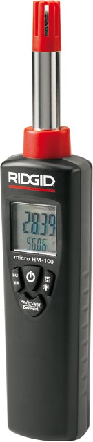 Testeur de température et d'humidité, RIDGID - micro HM-100