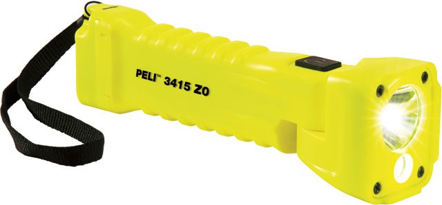Lampe de poche, LED avec protégés ATEX, PELI™ - Type 3415 Z0 M